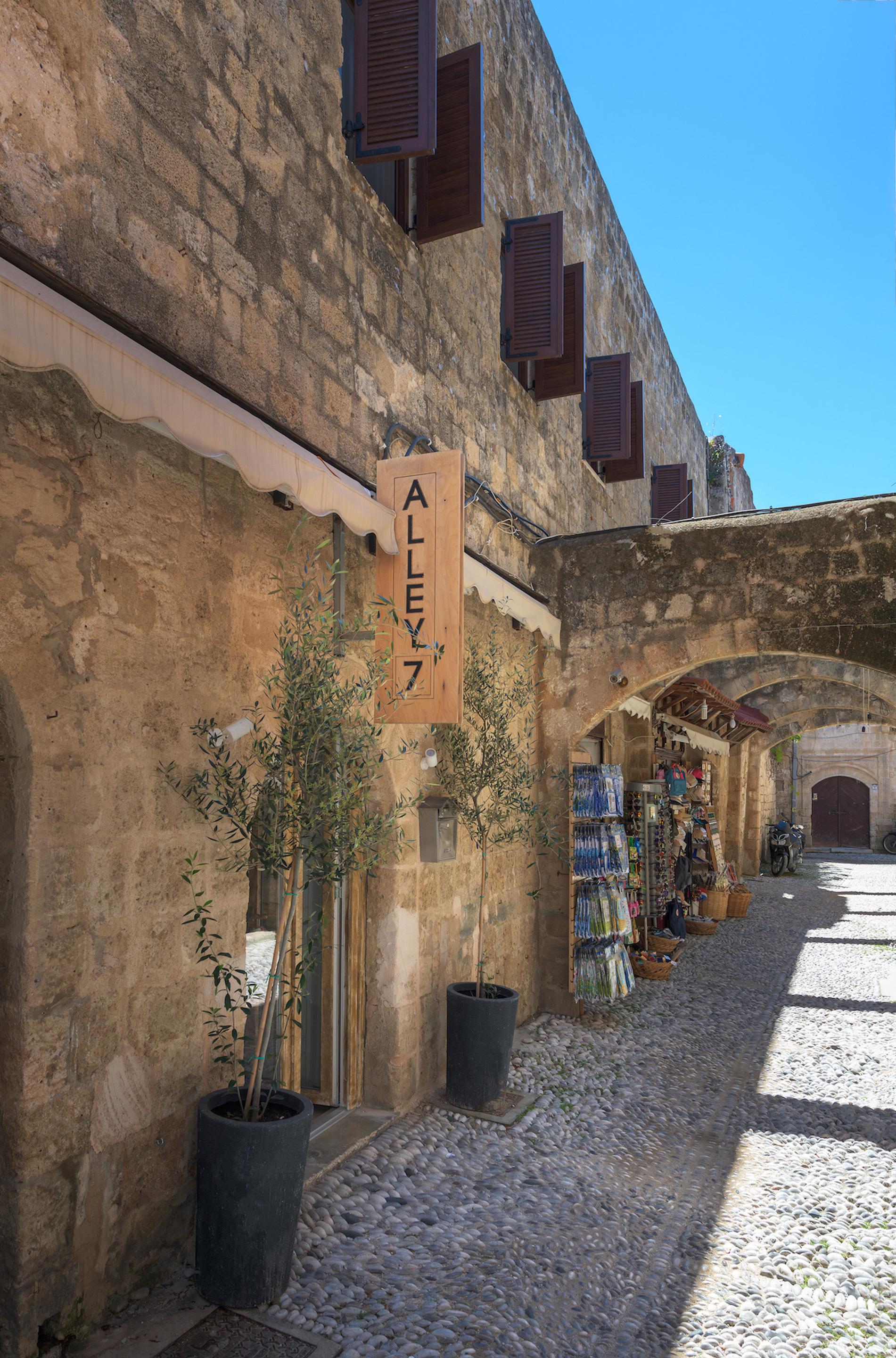 Alley 7, Old Town Rhodes City Exterior foto